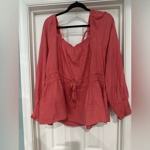 3/4 Sleeves Tie back Shirt